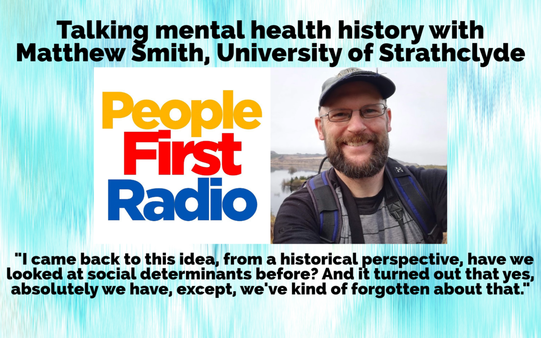 Talking mental health history with Matt Smith