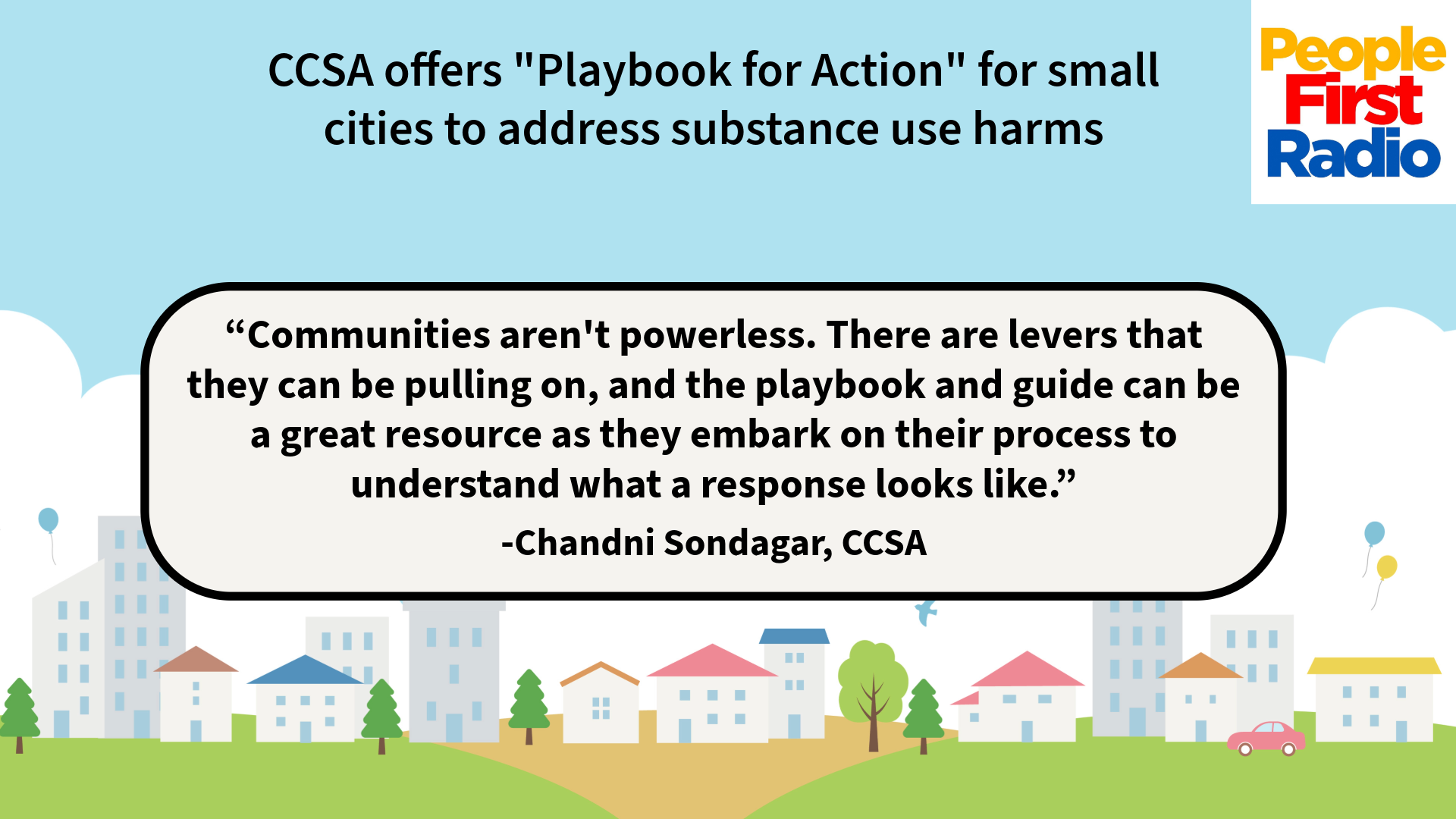 National organization offers playbook for small cities to address substance use harms episode artwork